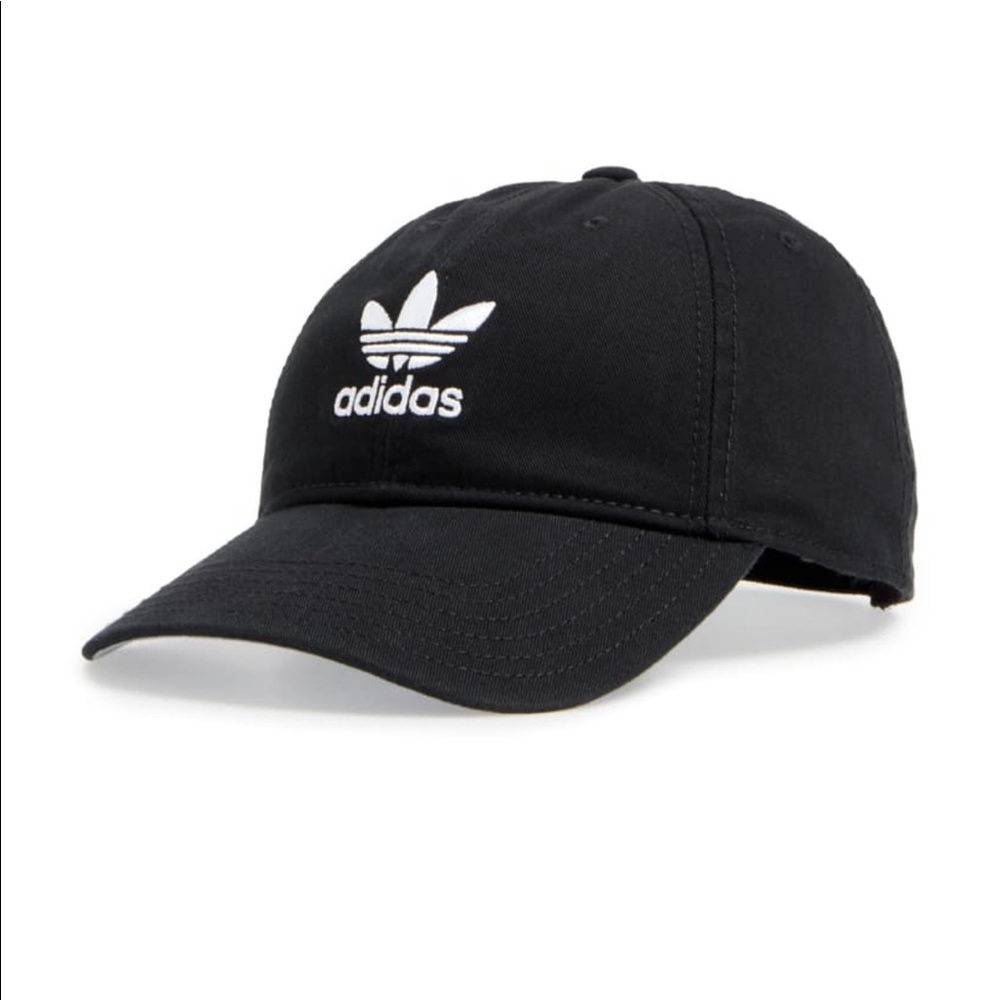 adidas Originals Relaxed StrapBack Hat Trefoil Blk